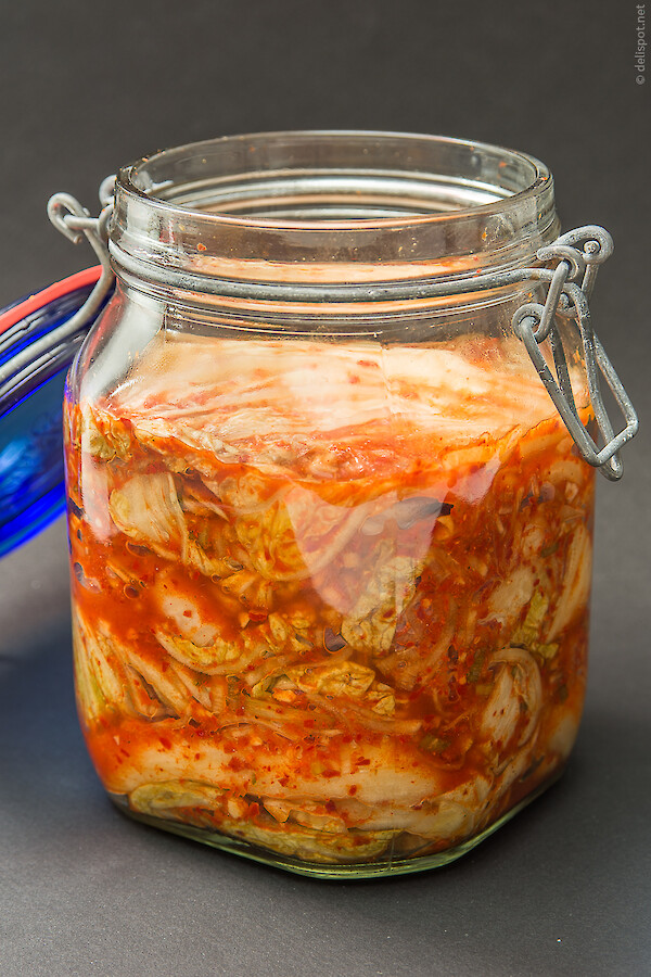 Baechu Kimchi im Einmachglas